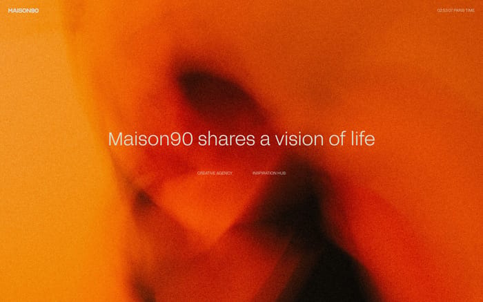 Maison90 website preview