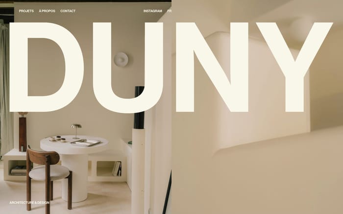Duny Architecture website preview