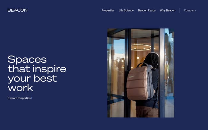 Beacon Capital Partners website preview