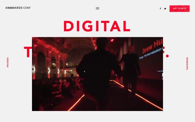 Conference website preview