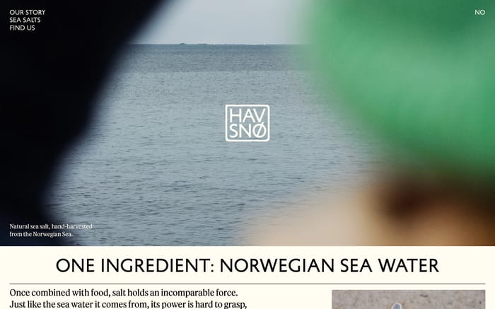 Havsnø website preview