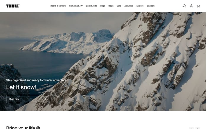 Thule website preview