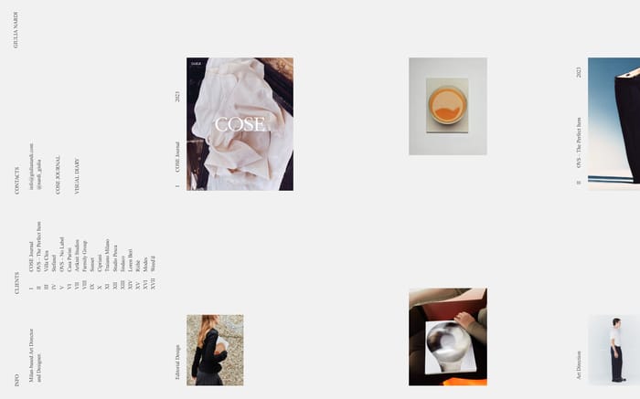 Giulia Nardi website preview