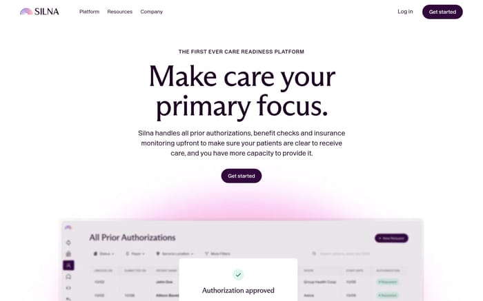 Silna Health website preview