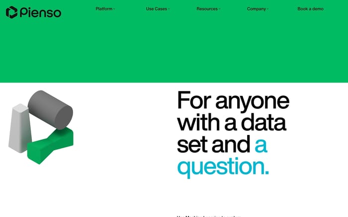 Pienso website preview