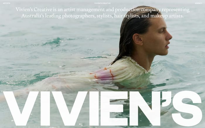 Vivien’s Creative website preview