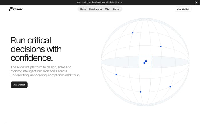 Rekord website preview