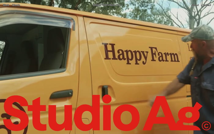 Studio Agriculture website preview