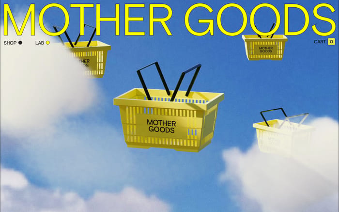 Mother goods website preview