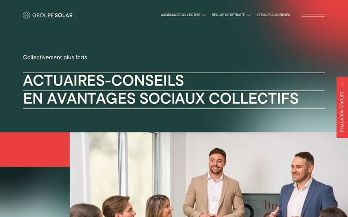Groupe Solar website preview