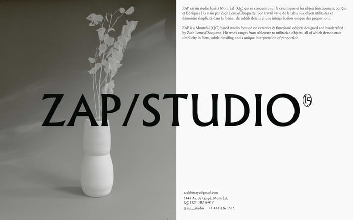 Zap Studio website preview