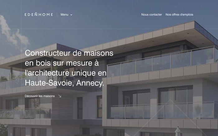 EdenHome website preview