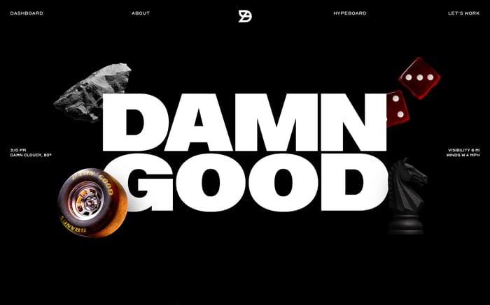 Damn Good Brands website preview