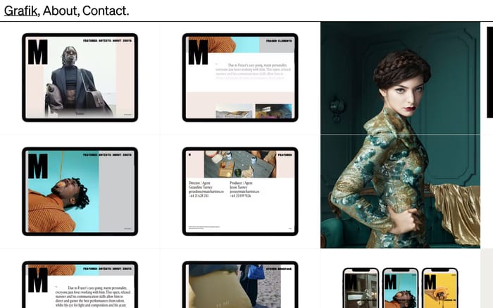 Grafik website preview