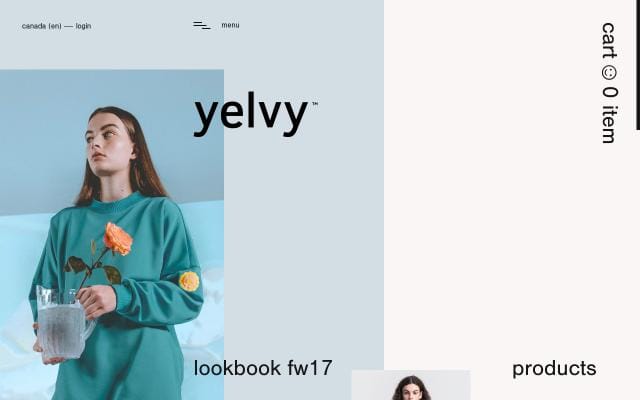 Yelvy website preview