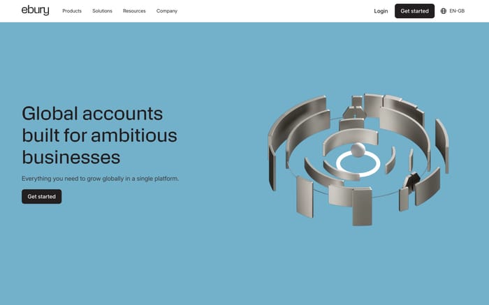 Ebury website preview