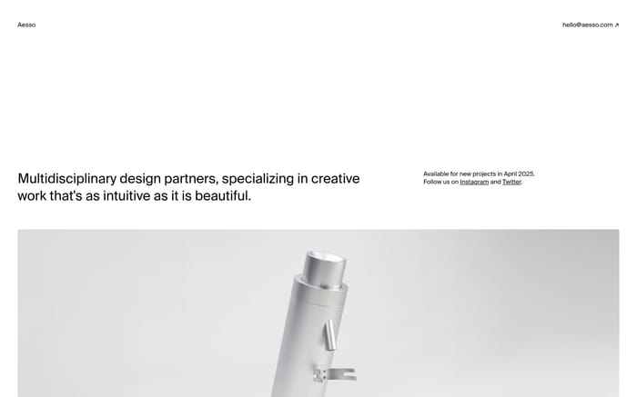 Aesso website preview