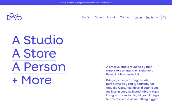 Dotto website preview