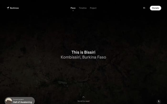 Burkinow Bissiri website preview