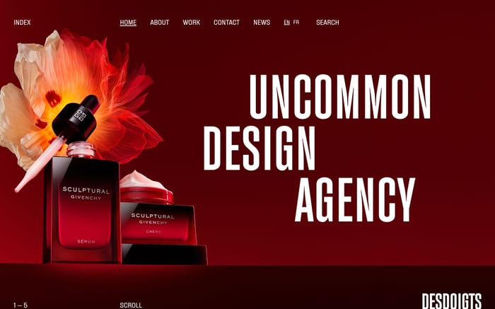 Desdoigts website preview