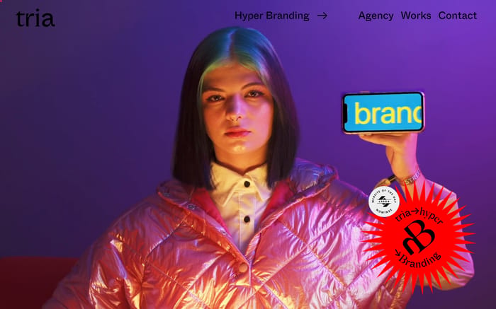 Hyper Tria website preview