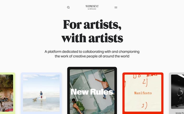WePresent website preview