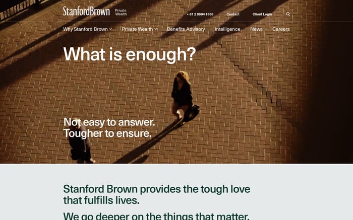 Stanford Brown website preview