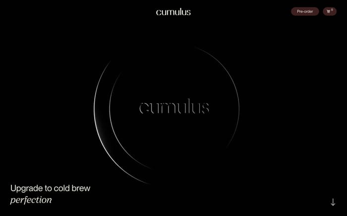 Cumulus website preview