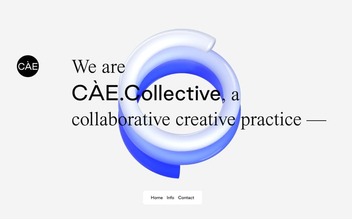 CÀE Collective website preview