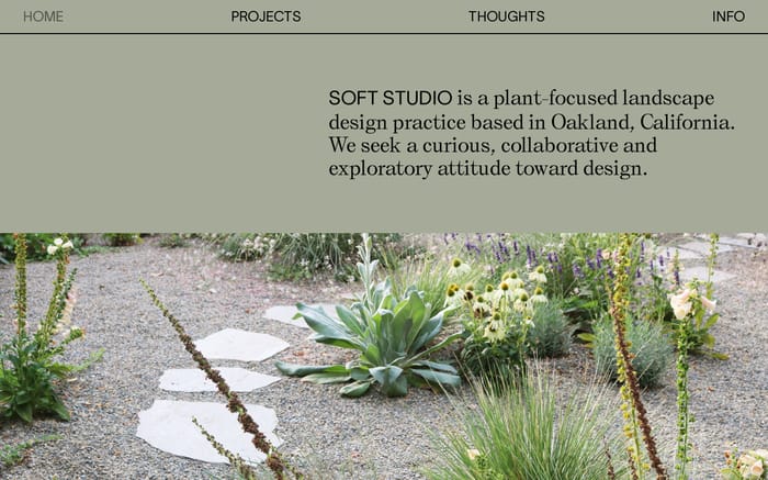 Soft studio website preview