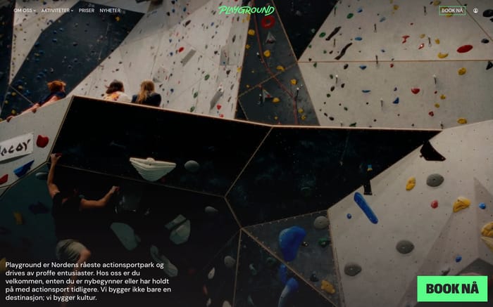 Playground website preview