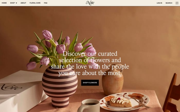 Note website preview