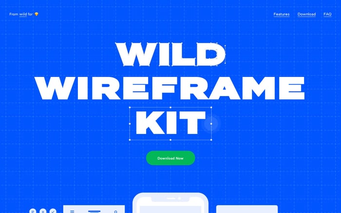 Wireframe Kits website preview