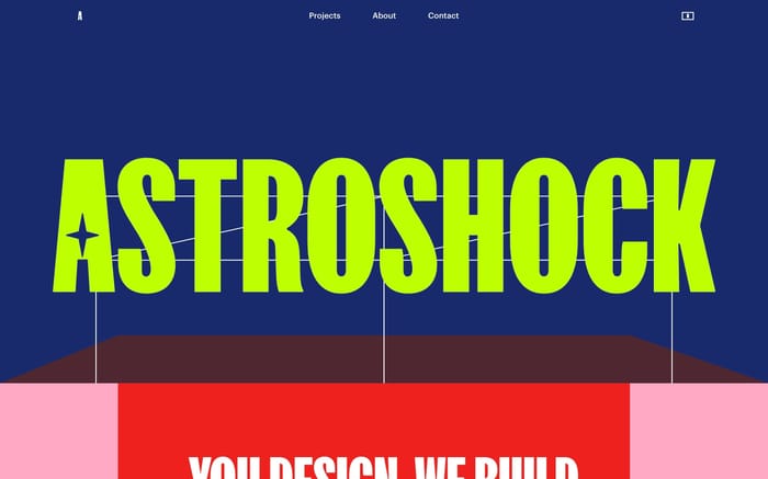 Astroshock website preview