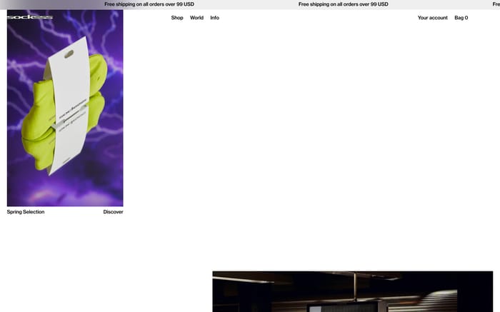 Socksss website preview