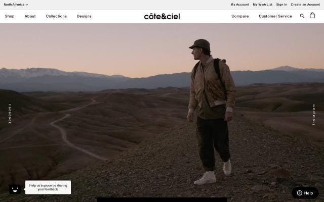 Coteetciel website preview