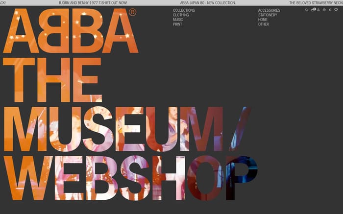 Shop Abba website preview