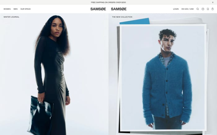 Samsøe Samsøe website preview