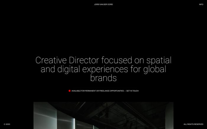 Jordi van der Oord website preview
