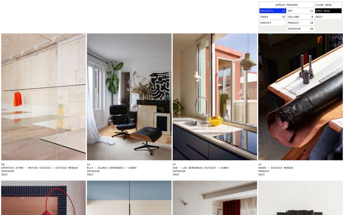 Sergio Pradana website preview