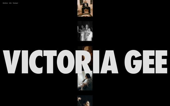 Victoria Gee website preview
