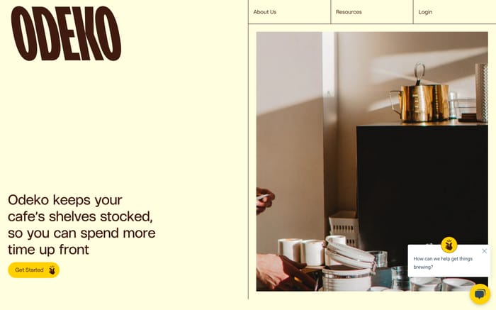 Odeko website preview