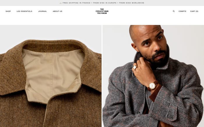 The Coolest Man You Know website preview