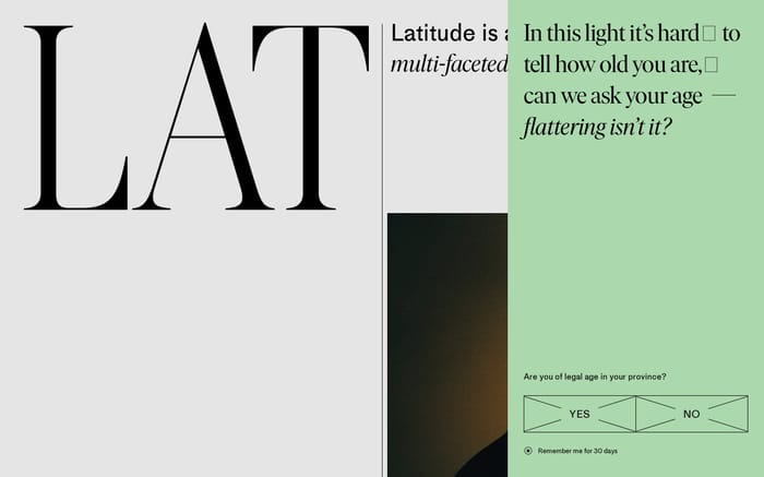 Latitude website preview