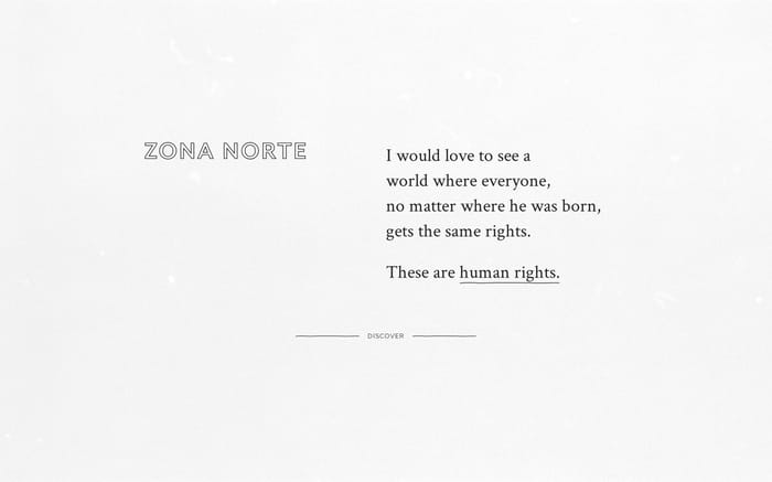 Zona Norte by 27 Films website preview