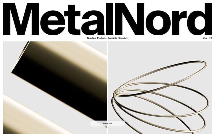 Metalnord website preview