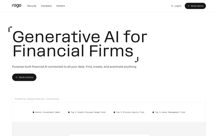 Rogo website preview