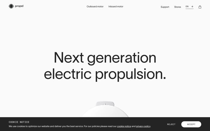 Propel website preview