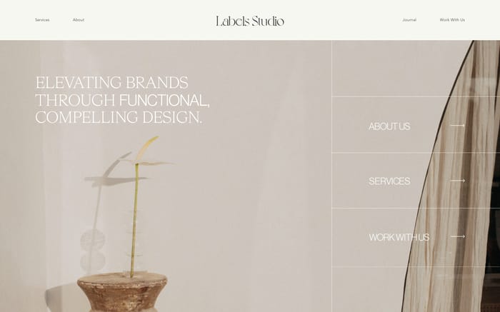 Labels Studio website preview