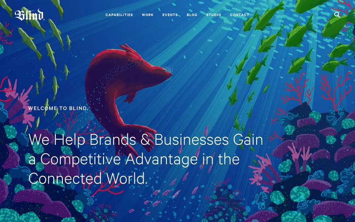 Blind website preview